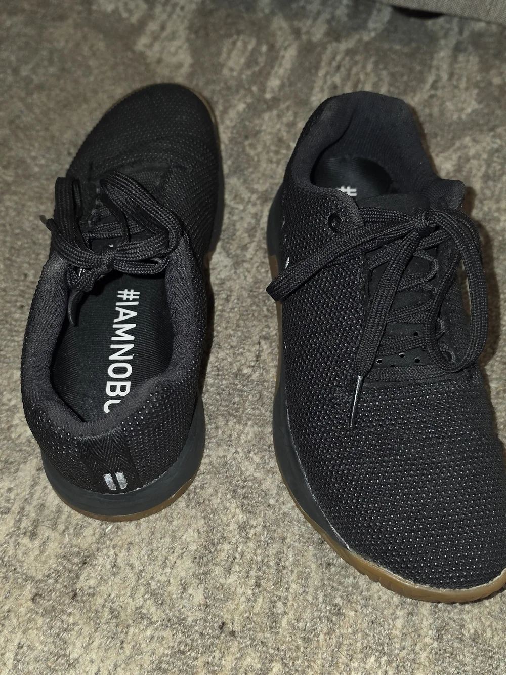 NOBULL Black Training Shoes with Gum Sole